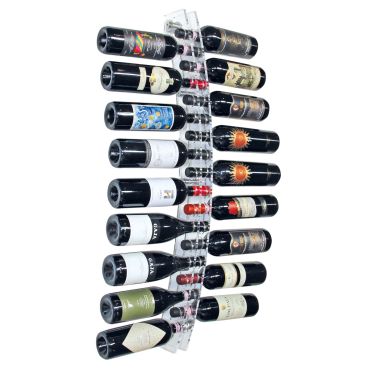 Clear plastic wine rack best sale