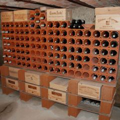 Clay wine rack NIMES