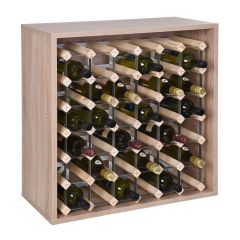 Rack module, holds 36 bottles, light oak