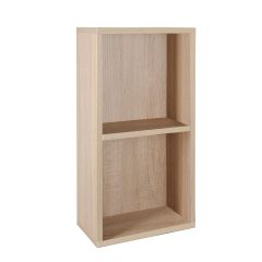 Rack module, narrow, D 20 cm incl. wall att., light oak