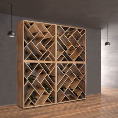 Wooden wine rack ZEUS