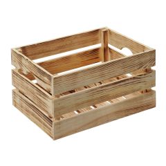 Wooden box large stackable