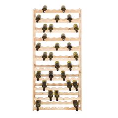 Wooden wine rack SIMPLEX, model 4, untreated