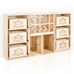 Weinregal BOX - Kombi Set besteht aus: