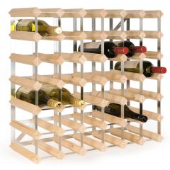 Wine rack TREND, nat., D 22,8 cm, self-assembly, 42 Bottles