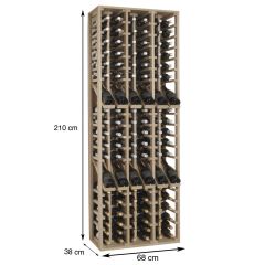 Wine rack PROVINALIA, module 10, oak