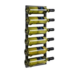 Wall wine rack HANG UP for 6 bottles