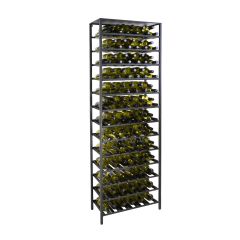 Metal wine rack BLACK PURE, Model 2