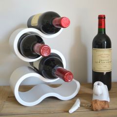 Wine rack "Boa", white
