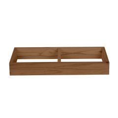 Plinth 60 cm width for VINCASA 60 collection, brown-stained