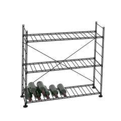 Wine rack LA CAVE, H 90 x W 93 cm, 3 shelves