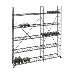 Wine rack LA CAVE, H 170 x W 153 cm, 10 shelves