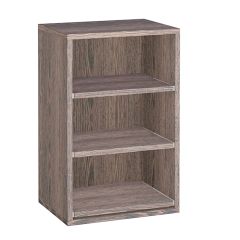 Module with 3 pull-out shelves for crates up to 19cm, W 45 x D 33, Wenge