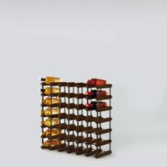 Wine rack Trend PREMIUM for 42 fl. (H 63,5 x 63,5 cm), brown