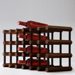 Wine rack Trend PREMIUM for 24 fl. (H 63,5 x W 33,5 cm), brown