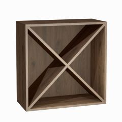 Module with X-insert, walnut