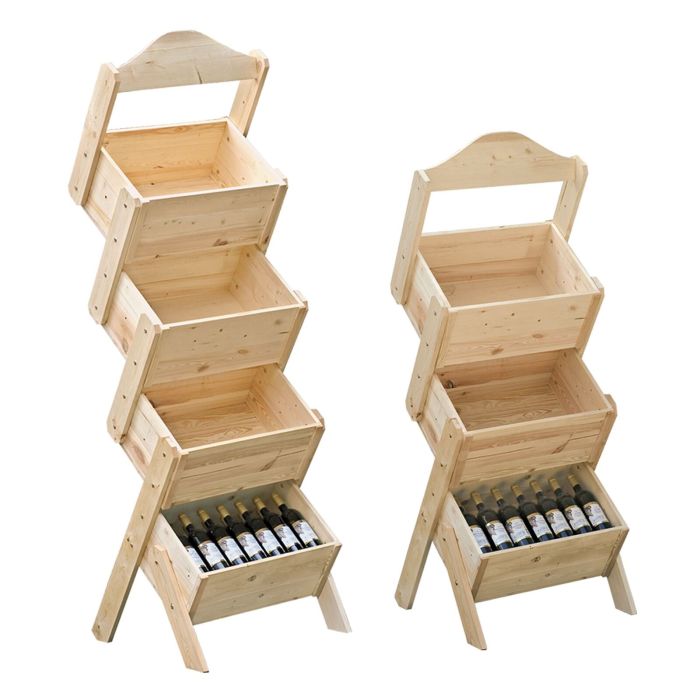 Wine Sales rack - PISA in wood