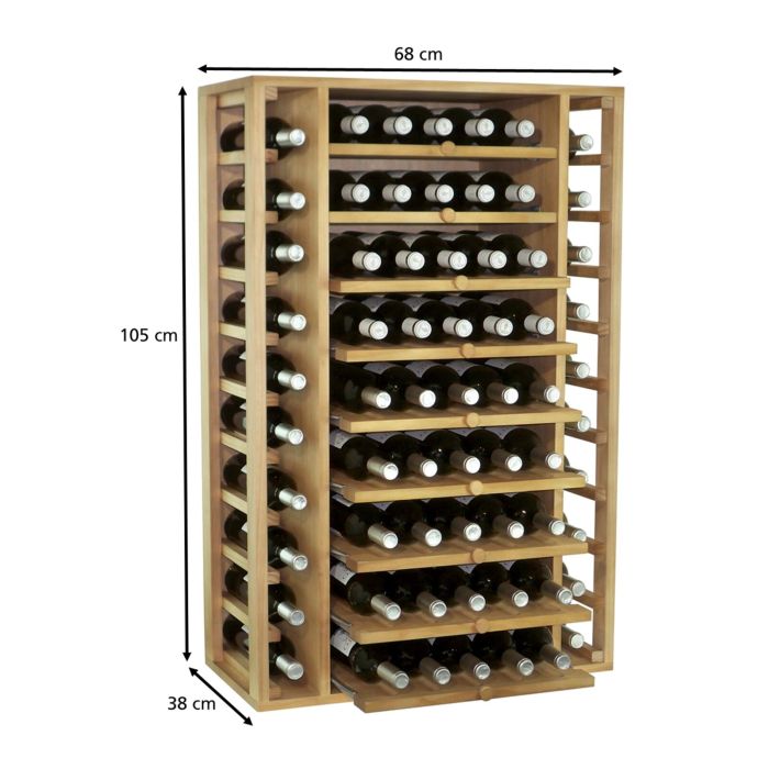 Wooden wine rack PROVINALIA, module 8