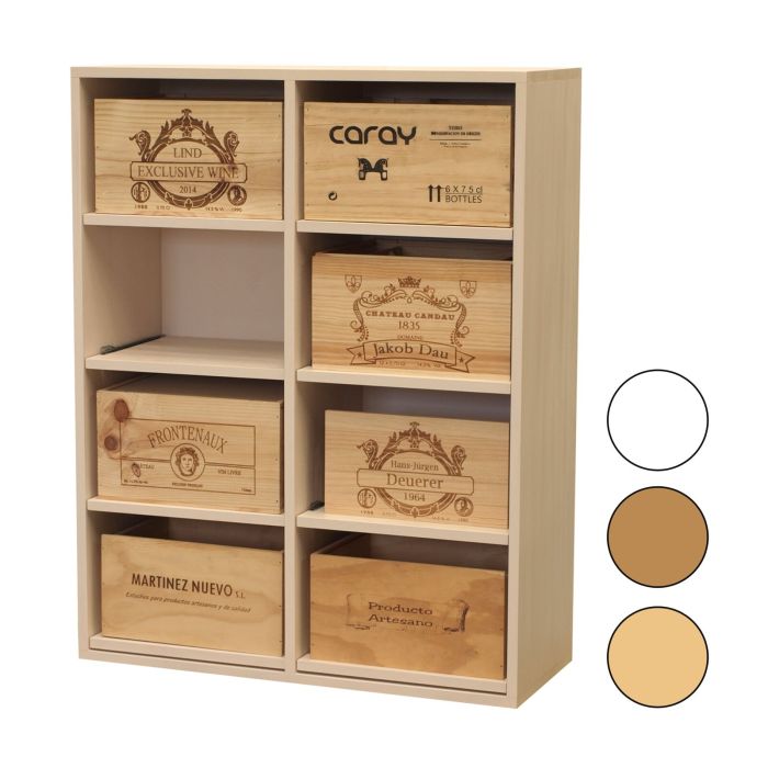 PROVINALIA wine rack system with pull-outs for wine crates