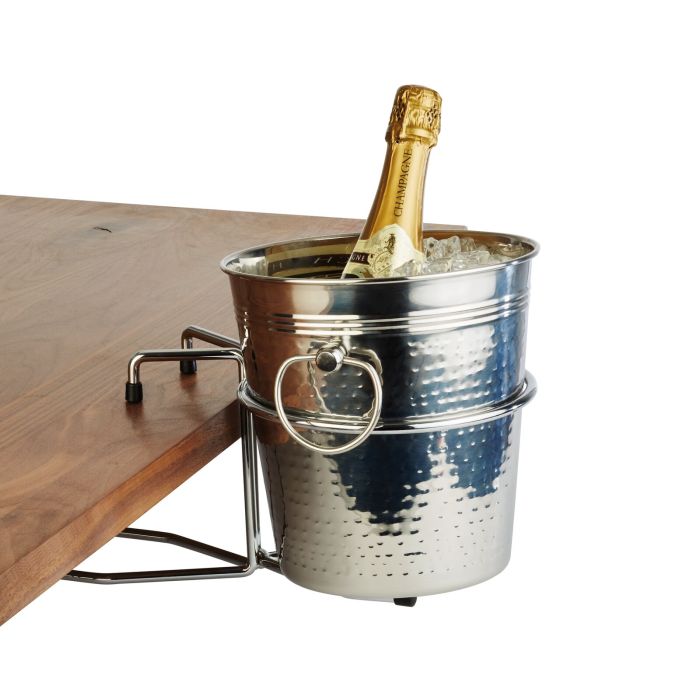 Table holder for champagne cooler