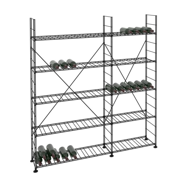 Wine rack LA CAVE, H 170 x W 153 cm, 10 shelves