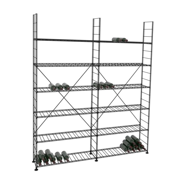 Wine rack LA CAVE, H 220 x W 183 cm, 12 shelves