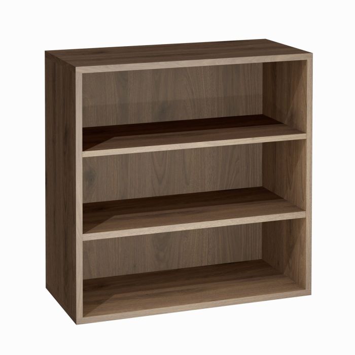 Module with 2 shelves, walnut