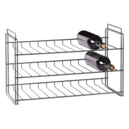 Metal wine rack SAUVIGNON, chrome coated, single unit