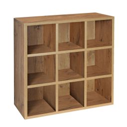 Rack module, 9 compartments, country oak