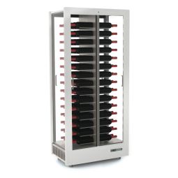 Wine cooling cabinet TECA VINO matte white frame