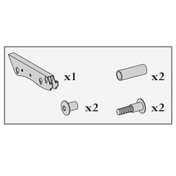 Connecting system (sm. Module with lg. Module)