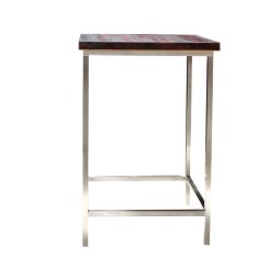 Bar table FESTINO, wine red
