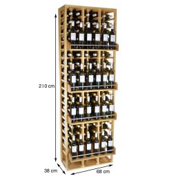 Wooden wine rack PROVINALIA, module 11