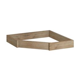 Plinth for corner module, country oak