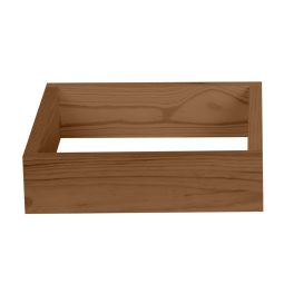 Plinth 30 cm width for VINCASA 60 collection, brown-stained