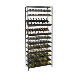 Metal Wine Rack BLACK PURE, Model 4