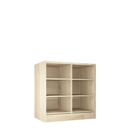 Prestige 20 with drawers f. wine boxes low, natural