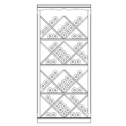 Wine rack system Piedmont, model 10, fir wood, anthracite