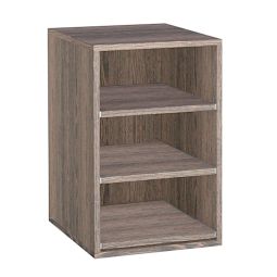 Module with 3 pull-out shelves for crates up to, W 45 x D 55 Wenge