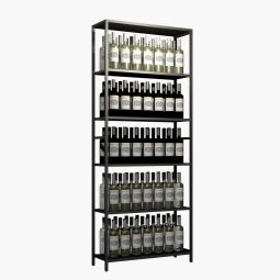 Metal Storage Rack Black Pure, Model 17