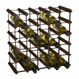 Wine rack Trend PREMIUM for 30 fl. (H 53,5 x W 53,5 cm) brown